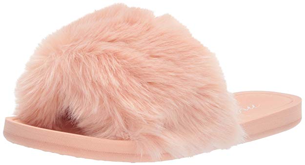 Mae Women's Marabou One-Strap Slipper