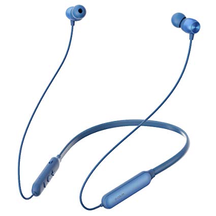 Bluetooth Headphones, G-Color Bluetooth Earbuds, V4.1 Lightweight Neckband Bluetooth Headphones Magnetic Connection Bluetooth Headphones Sport in-Ear Earbuds Built-in Microphone (Blue)