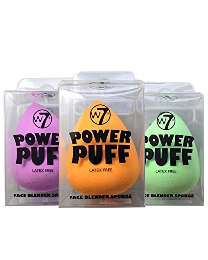 W7 Power Puff Latex Free Foundation Face Blender Sponge - Tear Drop