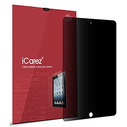 iCarez [Secret Series] 4 Way 360 Degree Privacy Screen protector for New iPad 9.7 (2017) /Apple iPad Pro 9.7 Inch /iPad Air 2 /iPad Air with [1-Pack]- Retail Packaging