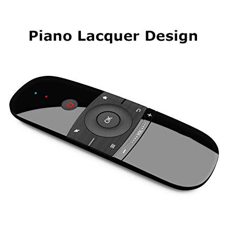 Kevin KNAF00Z 2.4GHz Rechargeable Mini Wireless Keyboard 3D Air Fly Mouse Remote Control for Android TV Box, Computers and Smart TV - Latest Model
