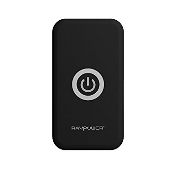 RAVPower Wireless Charger, Qi Compatible Charging Station with Wall Adapter for Samsung Galaxy S7 Edge S6 Nexus 7(2nd) LG G3 and All Qi-Enabled Device