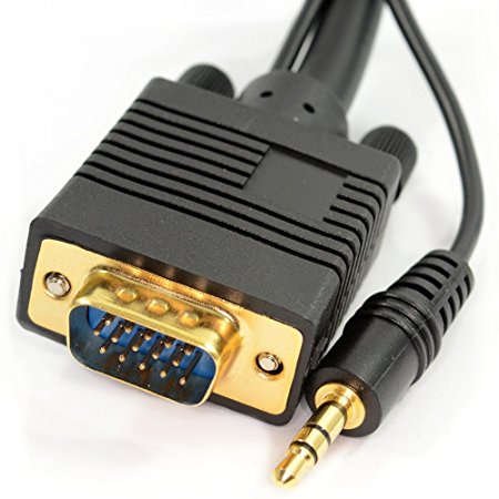 Premium SVGA (Super VGA) Monitor Cable, Male to Male, Top Quality, 3Ft - 100FT (SVGA   Audio, 25FT)