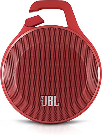 JBL Clip Portable Bluetooth Speaker With Mic, Red