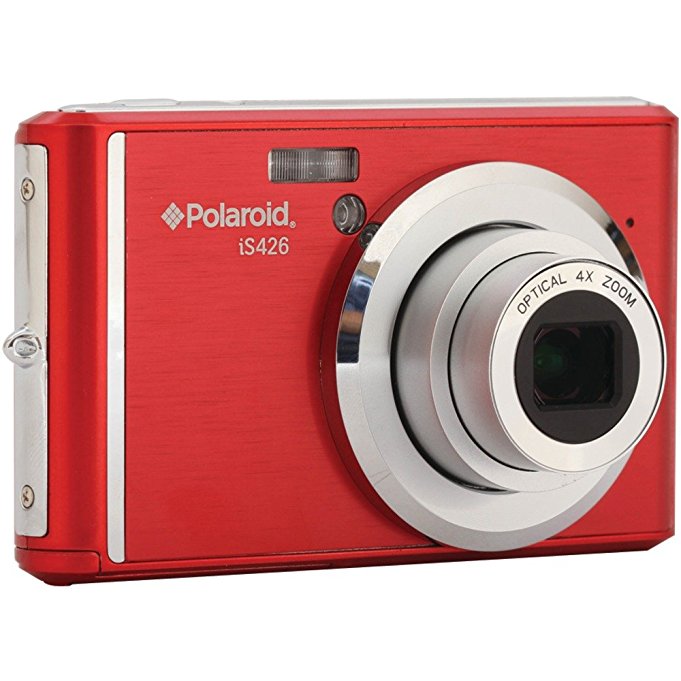 Polaroid 18.0 Megapixel Digital Camera - Style, Red