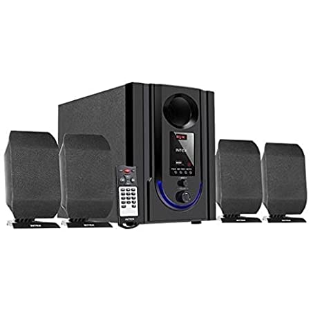 Intex 60 watts mm USB, Auxiliary, Bluetooth 4.1 Groove 301 FM-UB Speaker (Black)