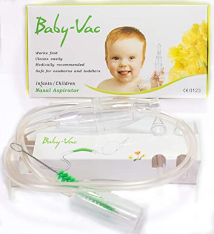 BABY-VAC Baby Nasal Aspirator The Snotsucker Safe Hygienic Quick Best Results for Newborns and Toddlers