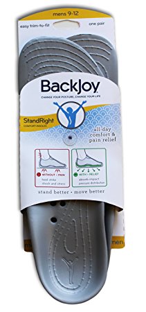 Backjoy Comfort Soles Mens Size 9-12
