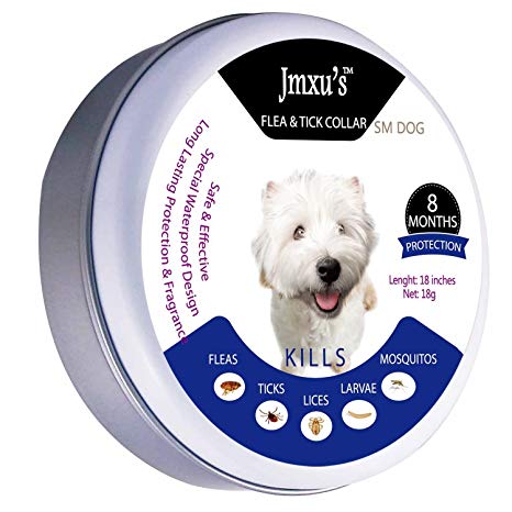 FURRY FIDO Jmxu's Flea & Tick Prevention for Dogs and Cats, Flea and Tick collar for Dogs and Cats, ALLERGY FREE, 8 MONTH PROTECTION
