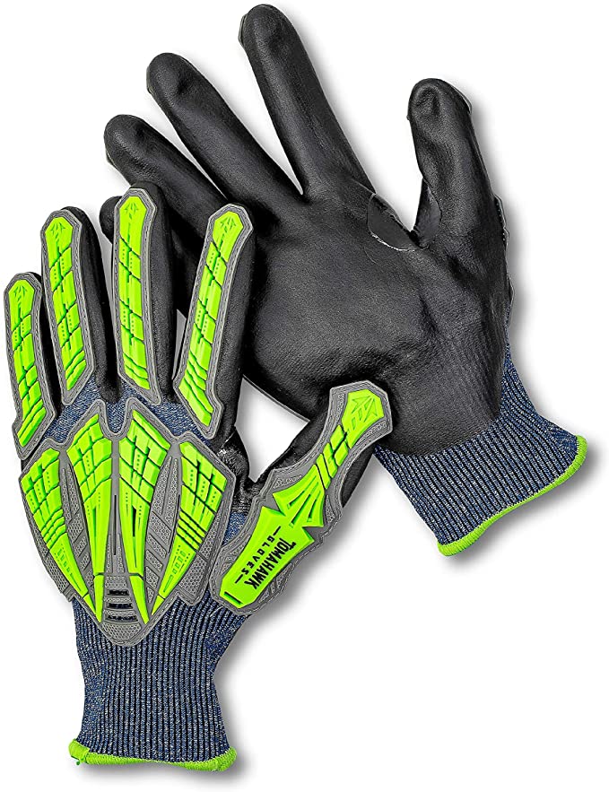 Tomahawk T2000 Touch Screen Impact Protection Gloves with Level 5 Cut Protection