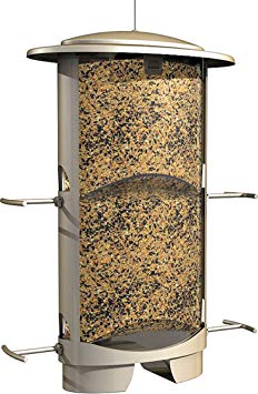 Classic Brands More Birds X-1, Squirrel Proof Bird Feeder, 4 Feeding Ports, 4.2-Pound Capacity