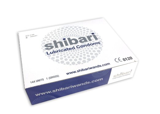 Shibari Premium Lubricated Latex Condoms, 144 Count
