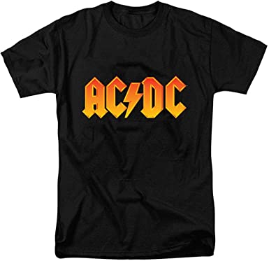 Impact ACDC Distress Orange Logo Adult Short Sleeve T-Shirt