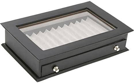 12 Pen Display Case in Black Customize: Yes