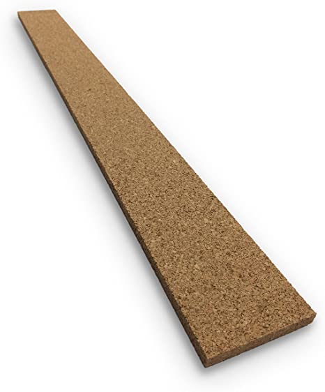Thick Multi Purpose Cork Strips (4 Pack) Classroom Bulletin Board Bar 36x3.5x0.5 Inches