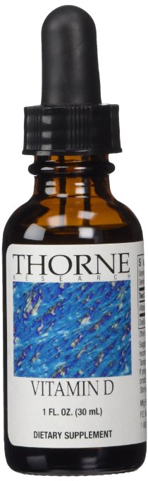 Thorne Research - Vitamin D Liquid Dietary Supplement - 1 fluid ounce 30 mL