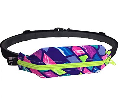 SPIbelt Running Belt Large Pocket No-Bounce Waist Pack for Runners iPhone 6 7 8-Plus X for Athletes Men and Women, Workout Fanny Pack, Adjustable One Size, Expandable Sport Pouch, Fits Big Phones
