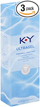 K-Y UltraGel Personal Lubricant 4.5 oz (Pack of 3)