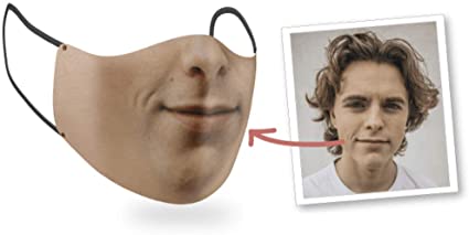 Custom Face Mask Upload Your Photo Reusable Cloth Mask with Filter