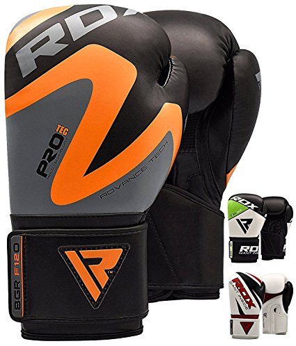 RDX Maya Hide Leather Boxing Gloves Punch Bag Mitts Sparring Punching Training Kickboxing Muay Thai Martial Arts