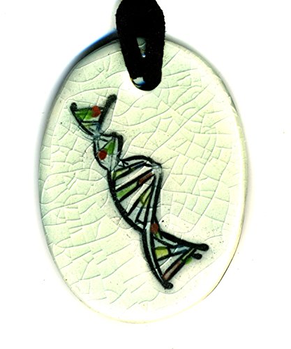 Surly-Ramics DNA Ceramic Pendant Necklace in Crackle