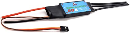 Readytosky 50A Bidirectional Brushless ESC 2-6S UBEC 5A 5V for Remote Control Ship Pneumatic Underwater Propeller