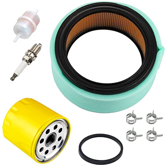 Harbot 24 083 03-S Air Filter   52 050 02-S Oil Filter Tune Up Kit for Kohler CH18 CH20 CH22 CH25 CH23 CH730 CH740 CH640 CH680 ECH749 ECH730 CV730 CV23 CV25 18HP-25HP OHV Engine Lawn Mower