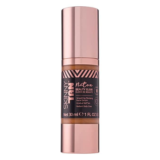 Skinny Tan No-Tox Beauty Elixir 30ml | Face Serum with Vitamin E and Gradual Tan