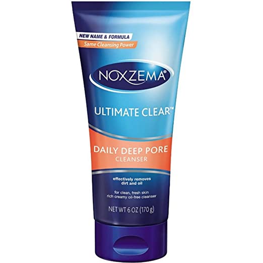 Noxzema Ultimate Clear Daily Deep Pore Cleanser 6 Oz (Pack of 2)