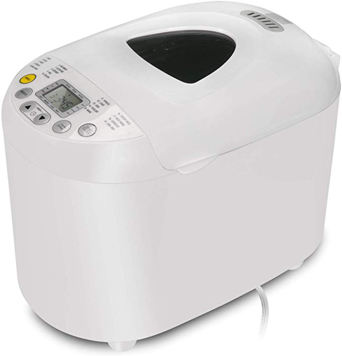 ZENY Programmable Bread Machine Stainless Steel 2LB 550W Electric Gluten Free Whole Wheat Breadmaker