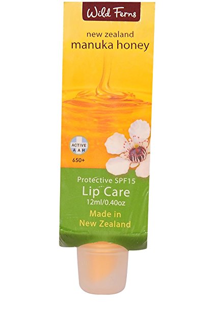 Wild Ferns New Zealand Manuka Honey Lip Care Lip Balm SPF15 15ml