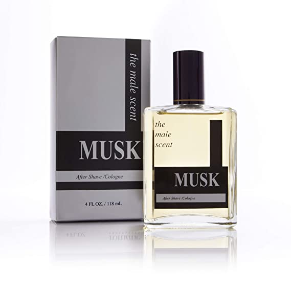 MUSK Cologne Spray - Woody and Earthy After Shave - Bold Masculine Fragrance - Citrus, Mandarin, Lemon, Grapefruit, Lily of the Valley, Wood & Musk - 4 oz