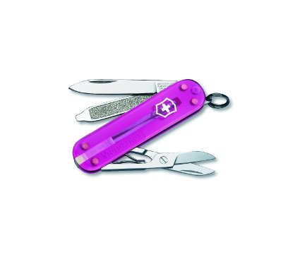 Victorinox Swiss Army Classic Knife 58mm Translucent Pink