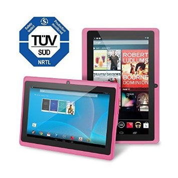 Chromo Inc 7 Tablet Google Android 44 with Touchscreen Camera 1024x600 Resolution Netflix Skype 3D Game Supported - Pink