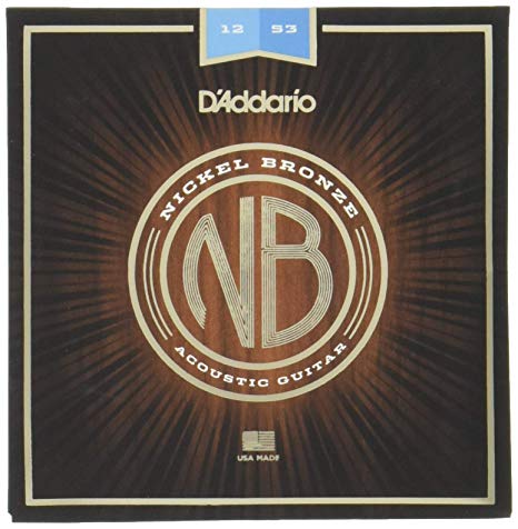 D'Addario Nickel Bronze Acoustic Guitar Strings, Light