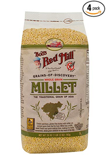Bob's Red Mill Millet Hulled, 28-Ounce (Pack of 4)