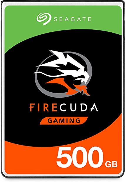 Seagate FireCuda 500GB Solid State Hybrid Drive Performance SSHD – 2.5 Inch SATA 6Gb/s Flash Accelerated for Gaming PC Laptop – Frustration Free Packaging (ST500LX025)