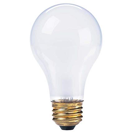 Globe Electric 93954 100W A19 Incandescent Light Bulb, 6-Pack, E26 Base, 1210 Lumens