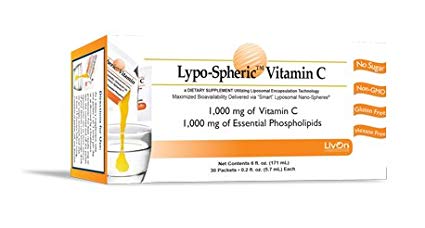 Lypo-Spheric Vitamin C - 60 Packets | 1,000 mg Vitamin C Per Packet | Liposome Encapsulated for Maximum Bioavailability | Professionally Formulated | 100% Non-GMO, Ultra-Potent Vitamin C | 1,000 mg Essential Phospholipids Per Packet