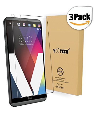 LG V20 Screen Protector [Anti-Bubble] [Not Glass],Yootech [3-Pack] [Case Friendly] [HD Clear Film] Screen Protector for LG V20
