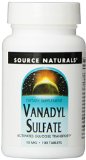 Source Naturals Vanadyl Sulfate 10mg 100 Tablets