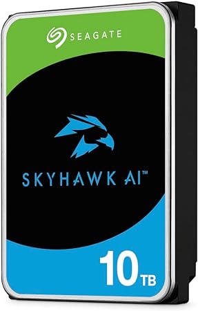 Seagate Skyhawk AI ST10000VE0008 10 TB Hard Drive - 3.5" Internal - SATA (SATA/600)