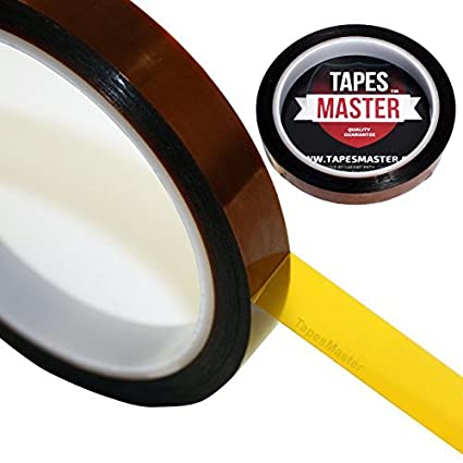 1 Mil Kapton Tape (Polyimide) - 1/2 X 36 Yds by Tapes Master