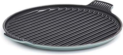 Le Creuset Bistro Grill, 12.5", Sea Salt