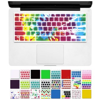 DHZ® Keyboard Cover Silicone Skin for MacBook Pro 13" 15" 17" (with or w/out Retina Display) iMac Apple Wireless Keyboard and MacBook Air 13" (Painted jeans)