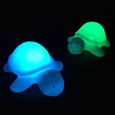 HuaYang Chic 7 Colors Changing Turtle LED Night Light Lamp Room Bedroom Decor Kids Gift