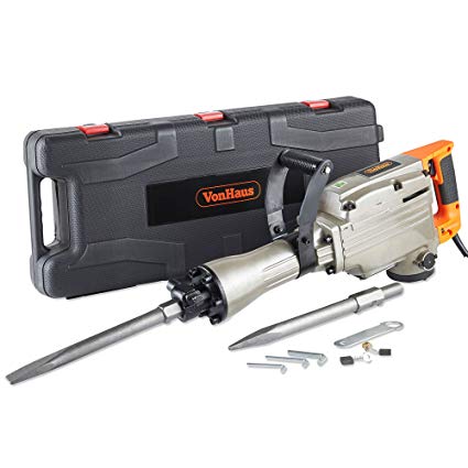 VonHaus 1500W Electric Breaker | Demolition Hammer Drill for Concrete