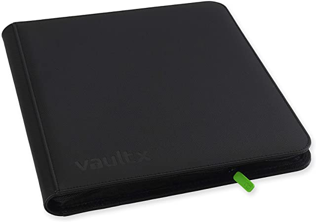 Vault X ® eXo-Tec Zip Binder - 12 Pocket Trading Card Album Folder - 480 Side Loading Pocket Binder for TCG (Premium)