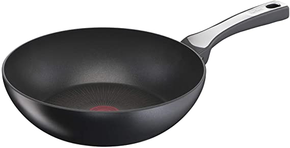 Tefal G25919AZ Unlimited ON Wok, Non-Stick, Induction, Aluminium, Black