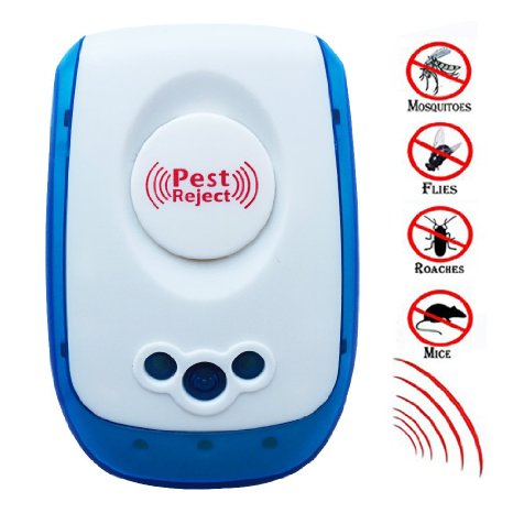 Xinhome Ultrasonic Pest Repeller -Effective Repel Rodents and Pests , Mice,Roaches,Flies,Mosquitos,Fleas, Insects, Spiders and other Bugs -Indoor Pest Control Equipment